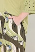 Jersey culotte, golfpatroon, wijde pijpen, biologisch katoen