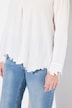 Túnica, bordado, cuello de camisa, manga larga, algodón orgánico
