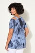 T-shirt with  batik print and shoulder cut-out