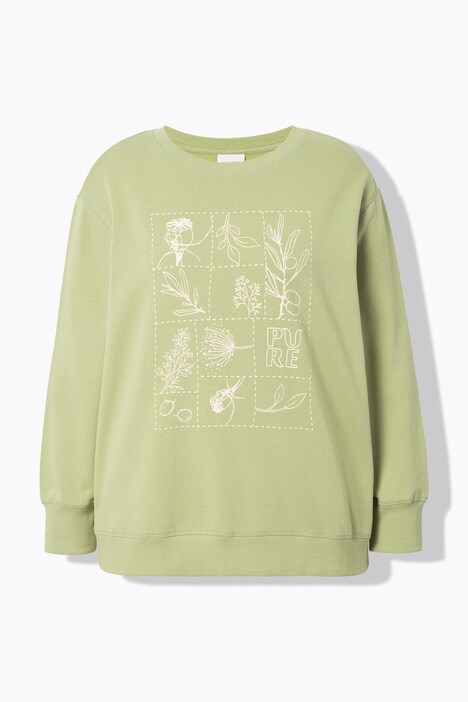 Modieus Luipaardpatroon Sweatshirt Ronde Hals Lange Mouwen - Zachte Casual Trui Vrouwen Winter