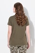 Eco Cotton Short Sleeve V-Neck Floral Graphic Tee