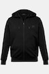 Men+ sweatjakke med hætte, Basic, op til str. 8XL