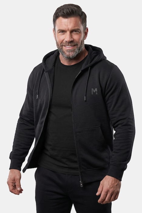 Kapuzen-Sweatjacke, Basic, bis 8 XL