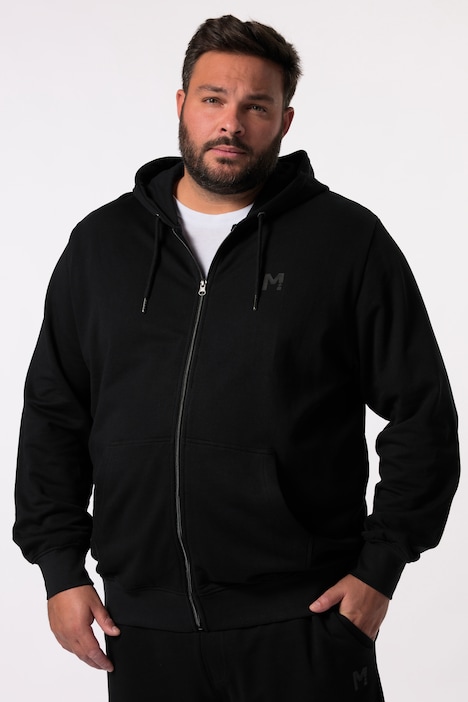 Men+ Kapuzen-Sweatjacke, Basic, bis 8 XL