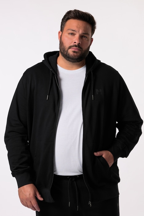 Men+ Kapuzen-Sweatjacke, Basic, bis 8 XL