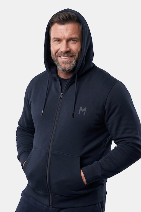 Kapuzen-Sweatjacke, Basic, bis 8 XL