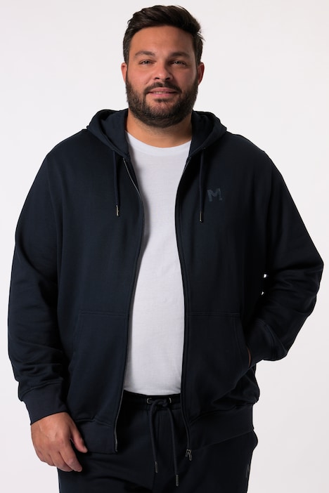 Men+ Kapuzen-Sweatjacke, Basic, bis 8 XL