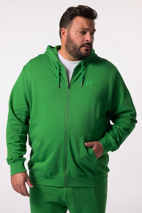 Men+ Kapuzen-Sweatjacke, Basic, bis 8 XL