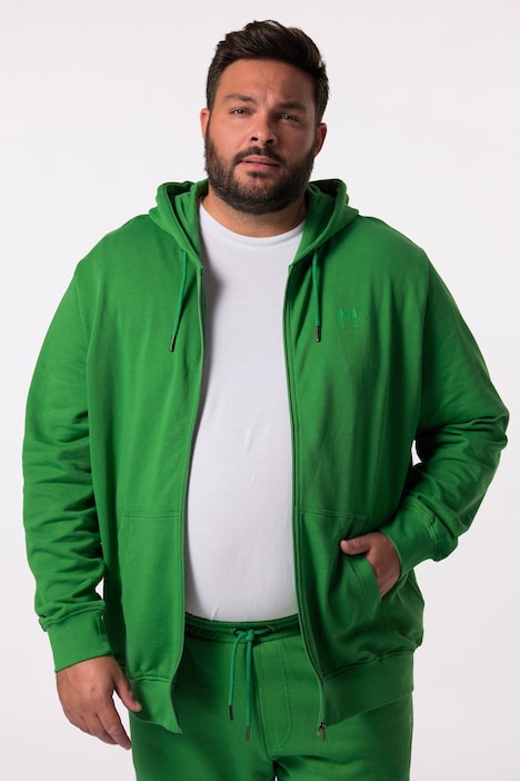 Men+ Kapuzen-Sweatjacke, Basic, bis 8 XL