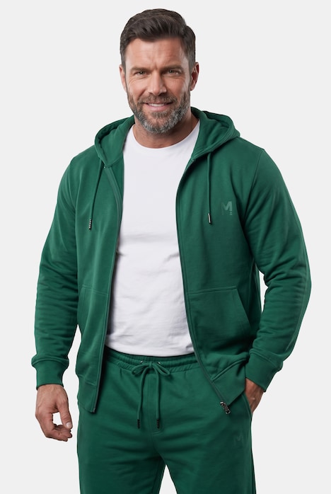 Kapuzen-Sweatjacke, Basic, bis 8 XL
