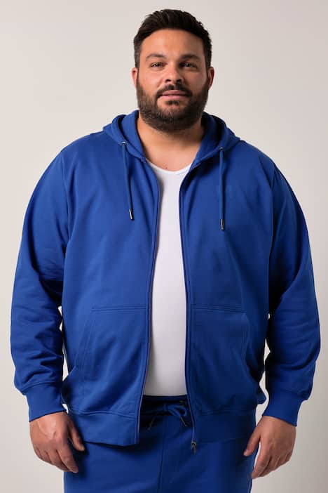 Men+ Kapuzen-Sweatjacke, Basic, bis 8 XL