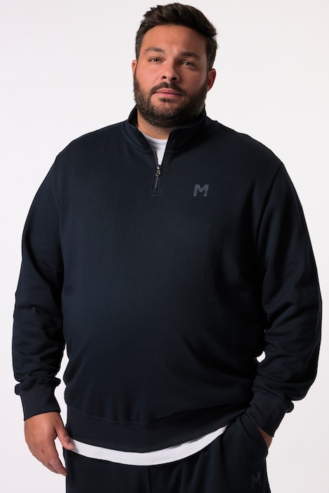 Men+ Sweat-Troyer, Basic, Zippkragen, bis 8 XL