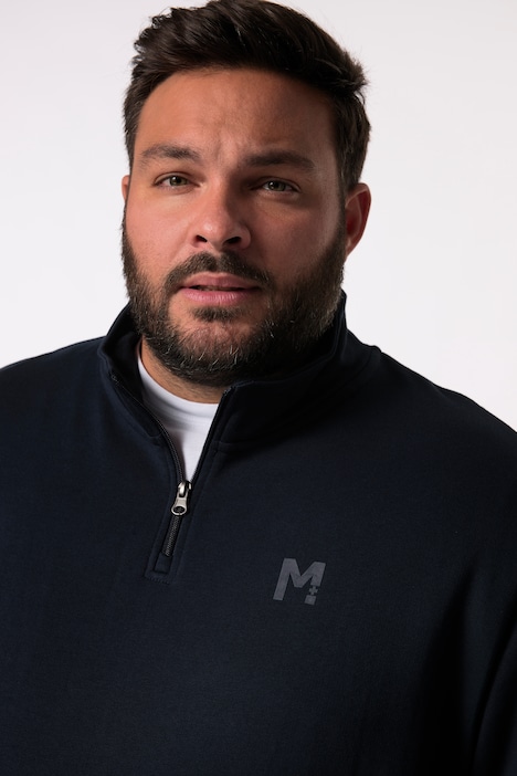 Men+ Sweat-Troyer, Basic, Zippkragen, bis 8 XL
