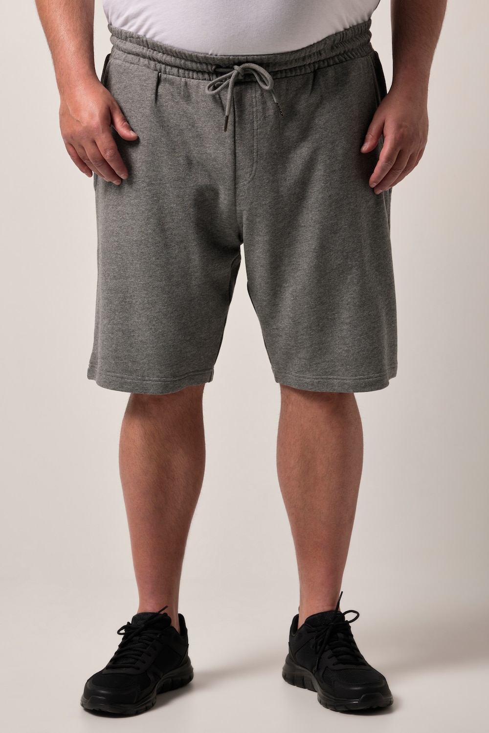 Men+ sweatbermuda, basic, elastische tailleband, tot 8XL