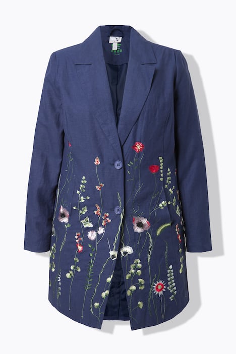 Botanical Embroidered Blazer