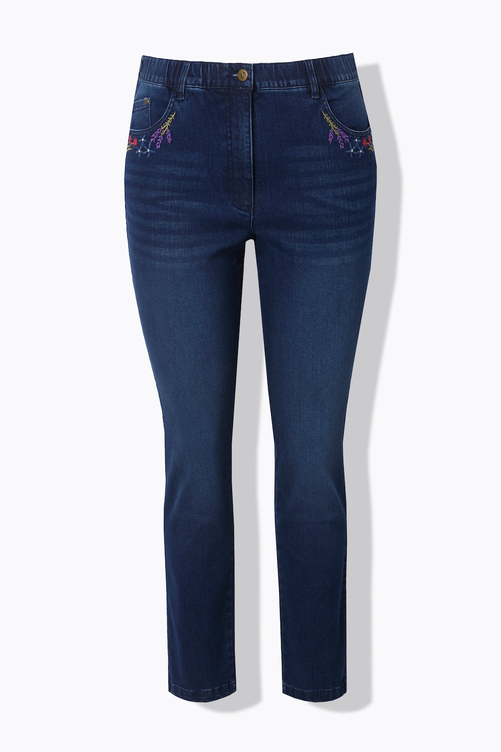 Stora storlekar Jeans Mia, Dam, blå, storlek: 62, Bomull/Polyester/Viskos, Ulla Popken