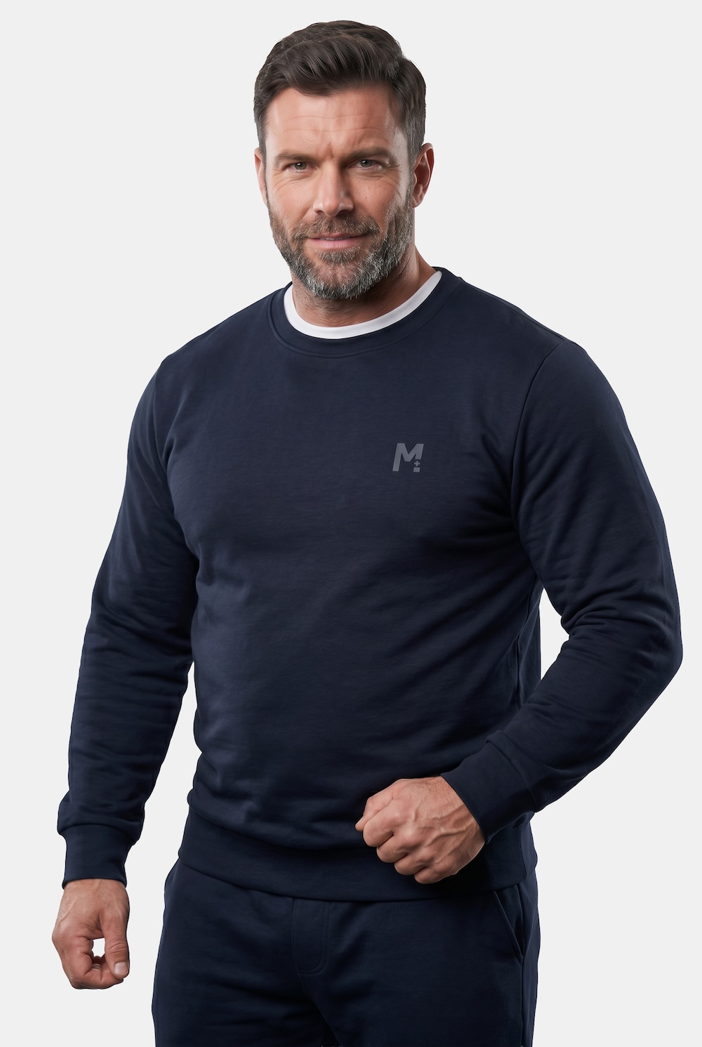 Sweatshirt, Basic, Rundhalsausschnitt, bis 8 XL