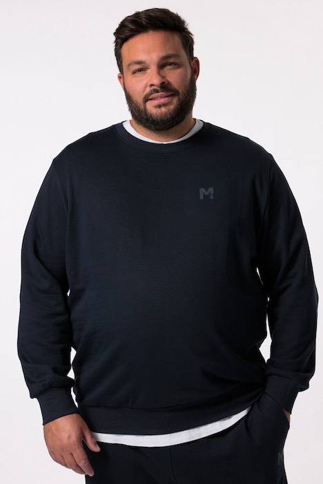 Men+ Sweatshirt, Basic, Rundhalsausschnitt, bis 8 XL