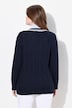 Pullover, Zopfmuster, V-Ausschnitt, Langarm