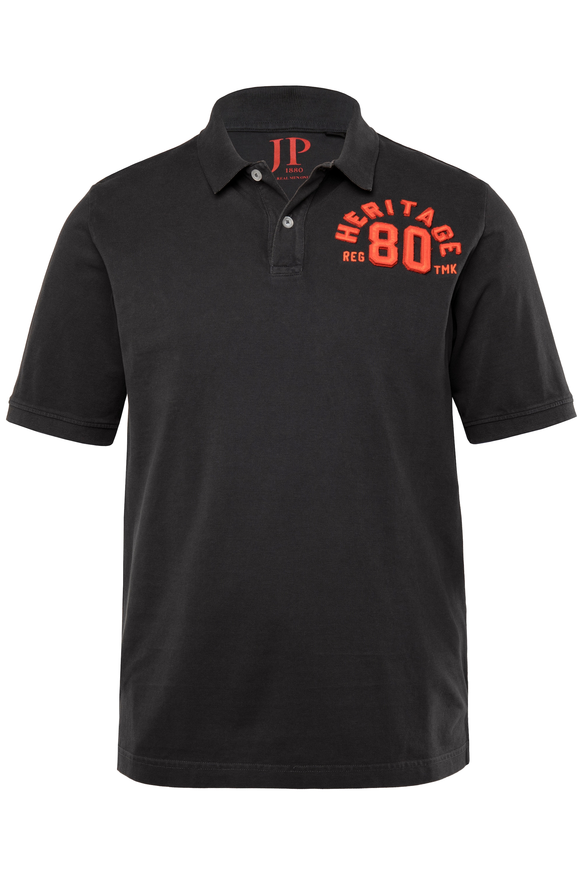 JP 1880 Herren große Größen JP 1880 Poloshirt Halbarm Piqué florales Muster