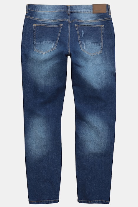 Men+ Jeans, Bauchfit, Regular Fit, 5-Pocket, Destroys, bis Gr. 72
