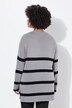 Pullover, oversized, Ringel, Langarm