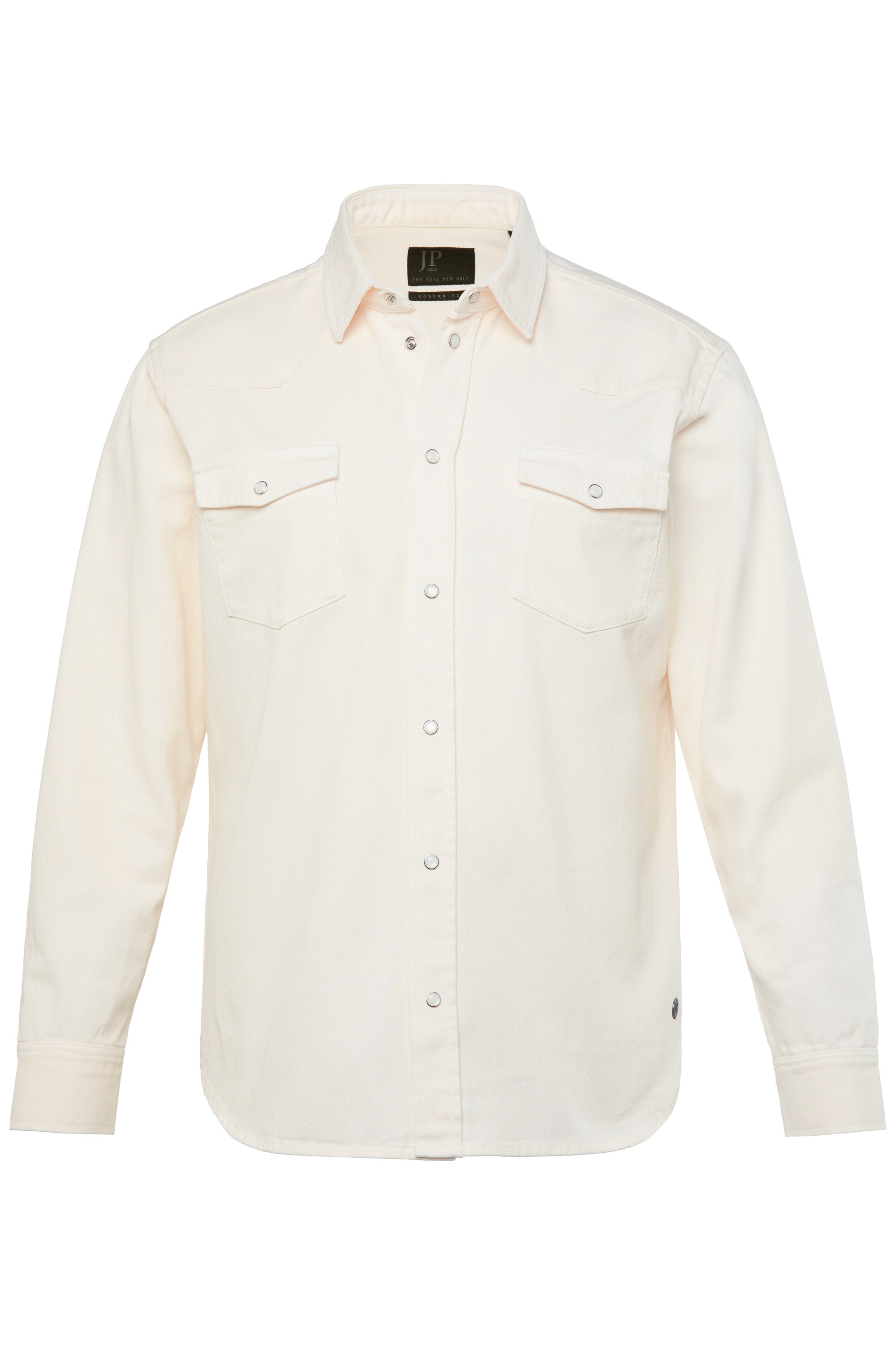 JP 1880 Herren große Größen JP 1880 Jeanshemd Langarm Kentkragen Modern Fit