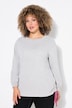 Sudadera, cintas ajustables laterales, cuello redondo, manga larga