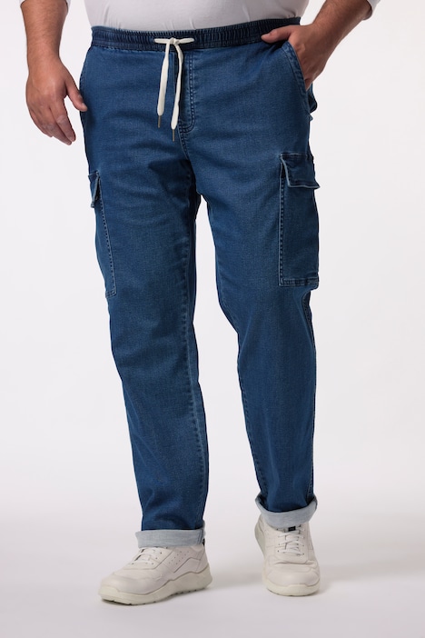 Men+ Cargo-Jeans, Bauchfit, Regular Fit, 5-Pocket, bis 8 XL