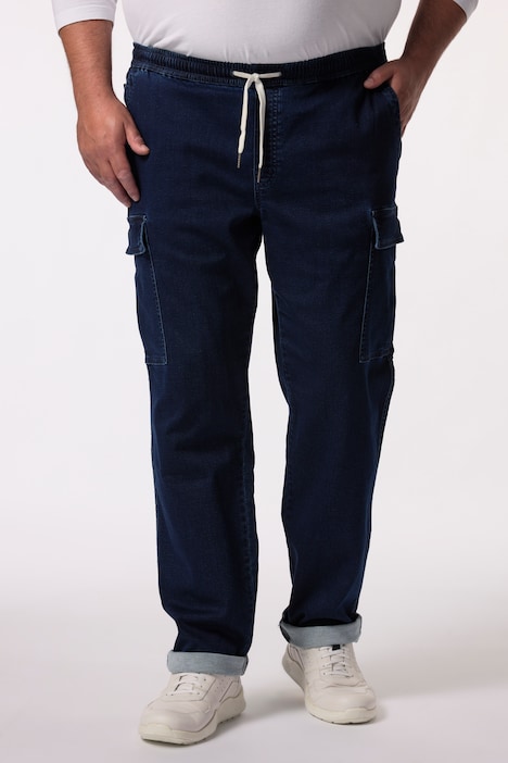 Men+ cargojeans, Buik-Fit, Regular Fit, 5-pocket, tot 8XL