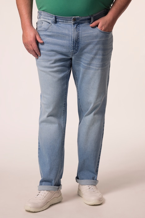 Men+ Jeans, denim, buikvriendelijk, regular fit, 5-pocket, tot maat 36/72