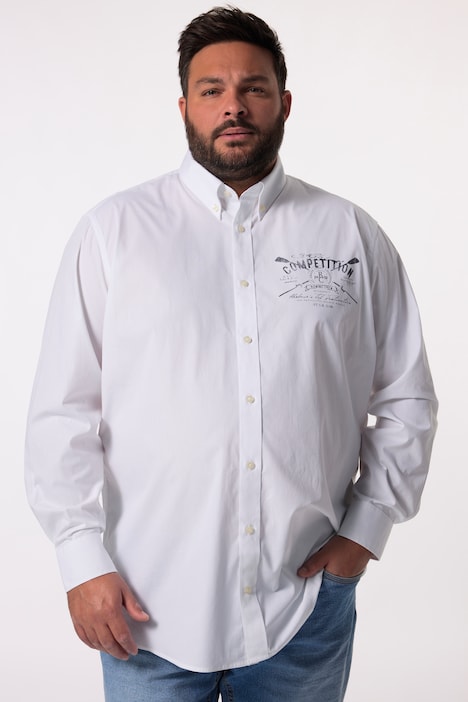 Men+ Hemd, Langarm, Buttondown-Kragen, Comfort Fit, bis 8 XL