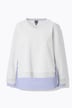2-in-1-sweatshirt, V-hals, lange mouwen