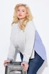 2-in-1-sweatshirt, V-hals, lange mouwen