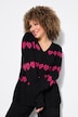 Pullover, hjerter, V-udskæring, langærmet