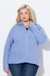 Strickjacke, Reißverschluss, Stehkragen, Langarm