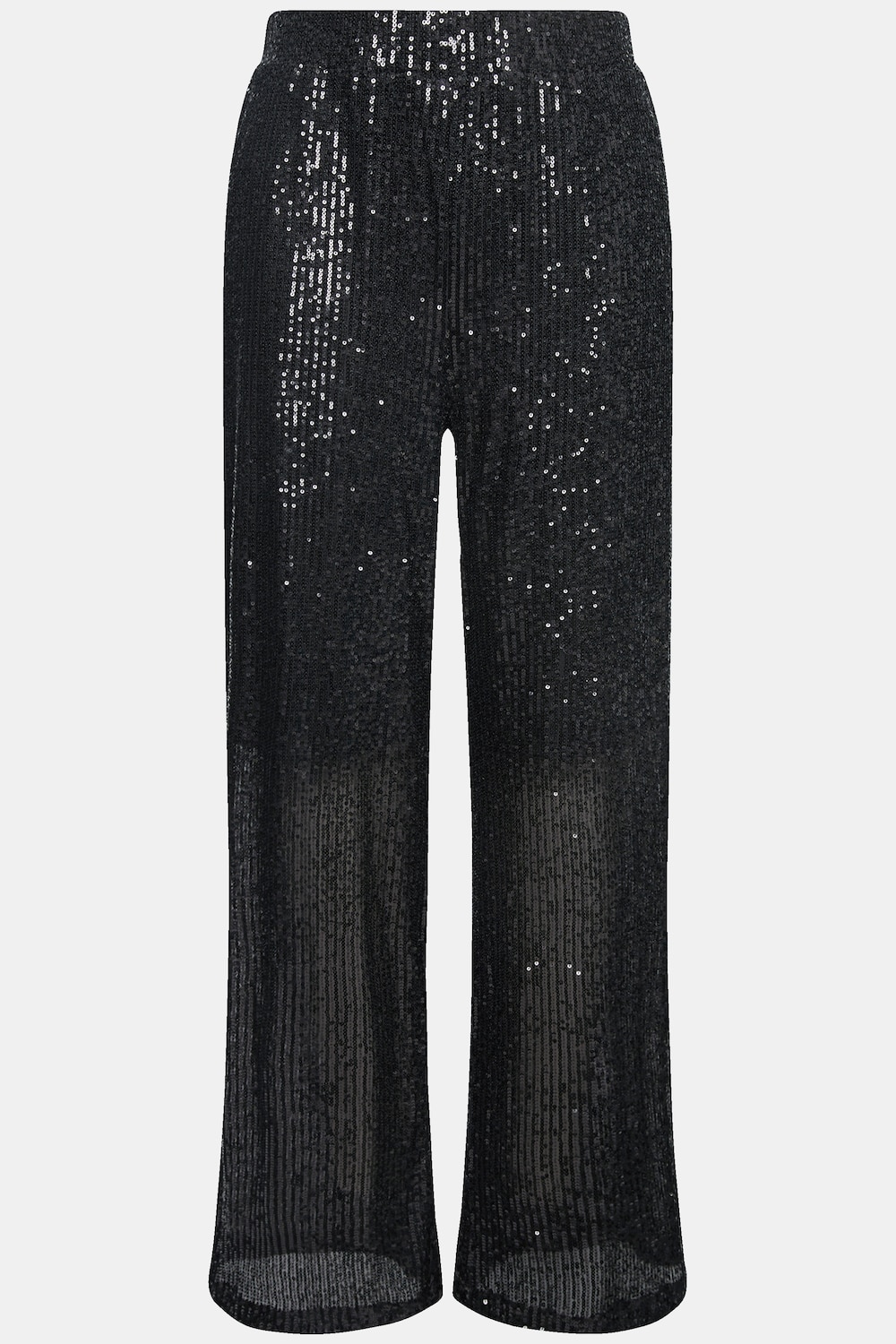 Stora storlekar Byxa, Dam, svart, storlek: 50/52, Polyester, Ulla Popken