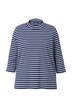 Tričko, pruhy, A střih, stojáček, 3/4 rukávy