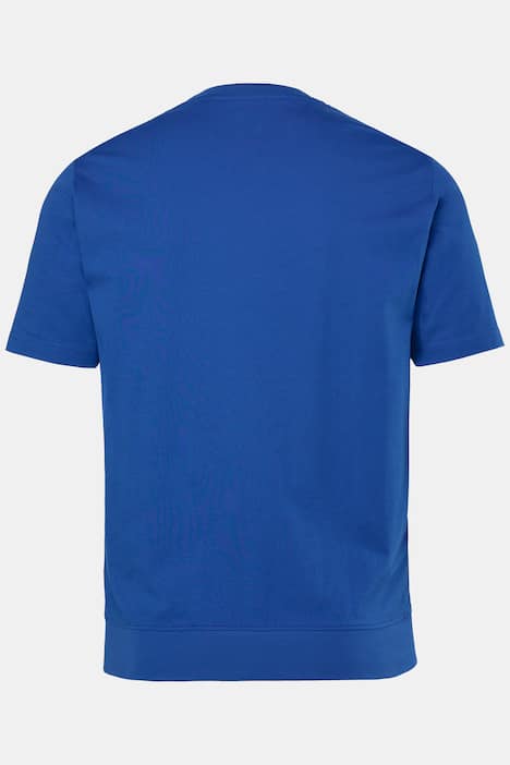 Men+ T-Shirt, Halbarm, Bauchfit, Brustprint, bis 8 XL