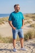 T-paita, lyhyet hihat, vatsamitoitus, printti rinnassa, suurin koko 8XL