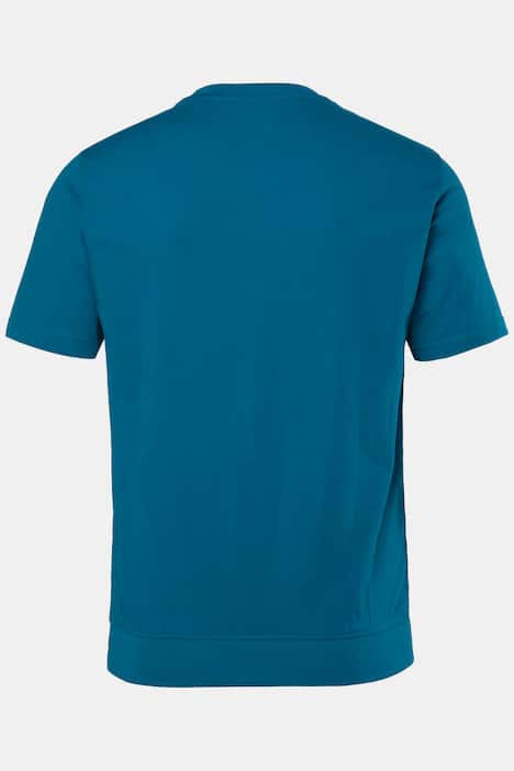 Men+ T-Shirt, Halbarm, Bauchfit, Brustprint, bis 8 XL