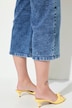 Culotte vaquero, Wide Legs, 5 bolsillos, Moon Wash