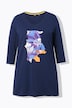 Floral Motif 3/4 Sleeve Tunic Tee
