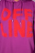 Hoodie, oversized, towel-statementprint, capuchon