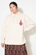 Hoodie, oversized, Asia-Rückenprint, Kapuze