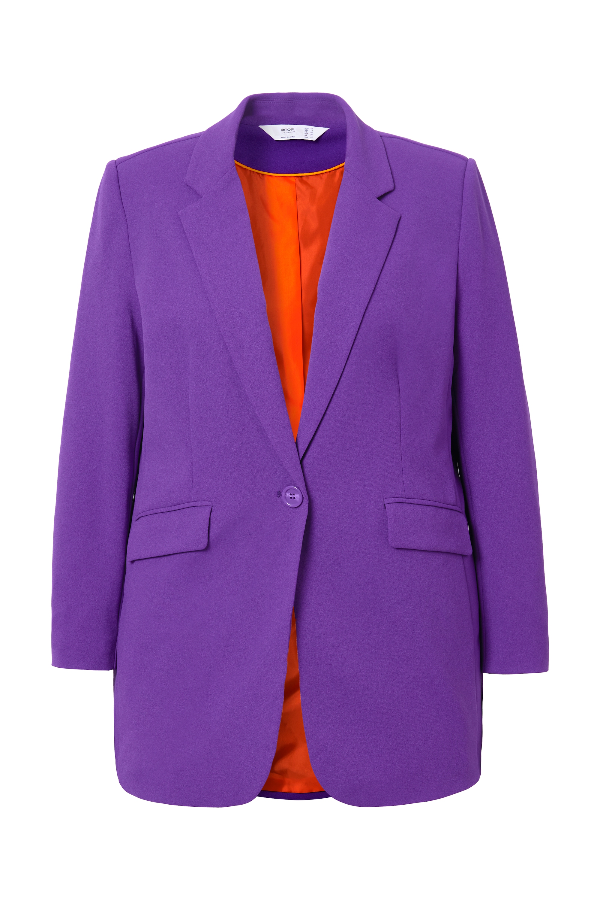 Angel of Style Damen große Größen Blazer Straight Loose fit