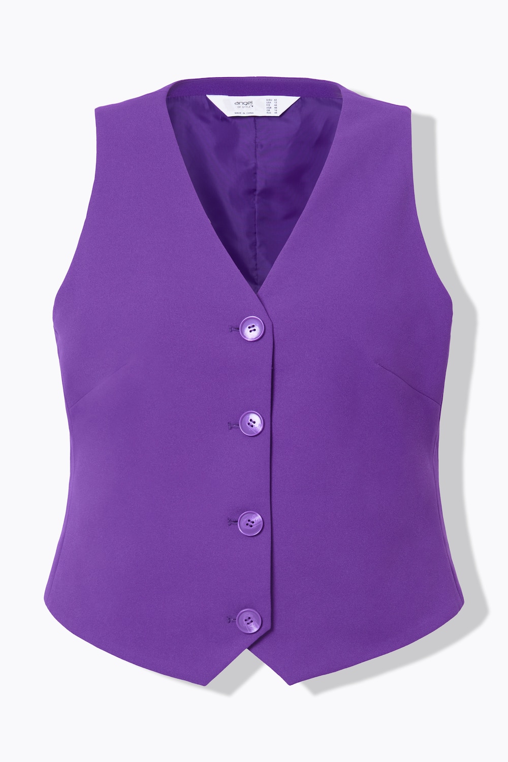 Stora storlekar Väst, Dam, lila, storlek: 54, Polyester, Angel of Style