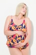Bellieva-Tankini, Wald-Muster, ohne Softcups, recycelt