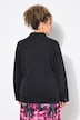 Chaqueta vaquera, forro de borreguito, corte boxy, cuello de camisa