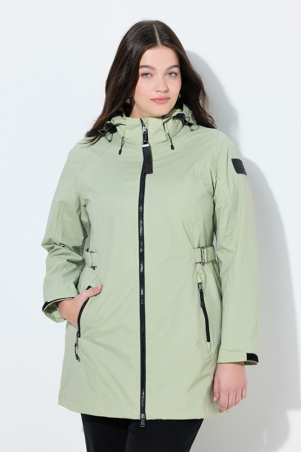 Große Größen HYPRAR Funktionsjacke, Damen, grün, Größe: 62/64, Polyester/Synthetische Fasern, Ulla Popken